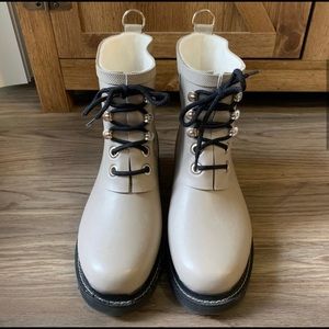 Ilse Jacobsen Short Rain Booties Platform  size 7